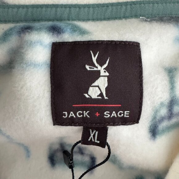 Jack Sage Lifty Ivory Fleece Pullover Womens XL Quarter Zip Ski NWT FS-1420 - Picture 9 of 10